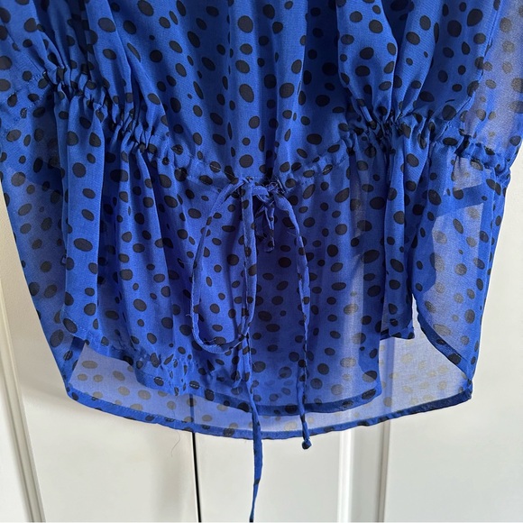 Mesh polka dot blouse - Picture 2 of 7